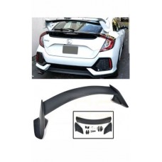 Type R Style Wing for 2016-2020 Civic 5 Door Hatchback